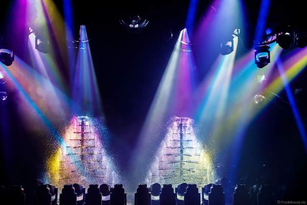 Lightshow der Firma AYRTON auf der Messe Prolight + Sound 2022 in Frankfurt