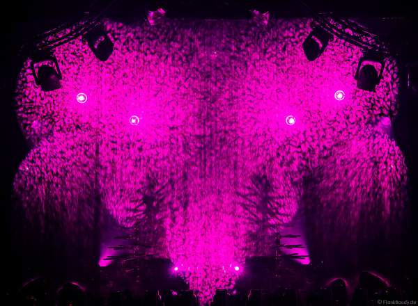 Lightshow der Firma AYRTON auf der Messe Prolight + Sound 2022 in Frankfurt