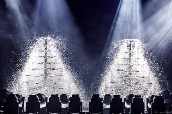 Lightshow der Firma AYRTON auf der Messe Prolight + Sound 2022 in Frankfurt