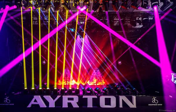 Lightshow der Firma AYRTON auf der Messe Prolight + Sound 2022 in Frankfurt