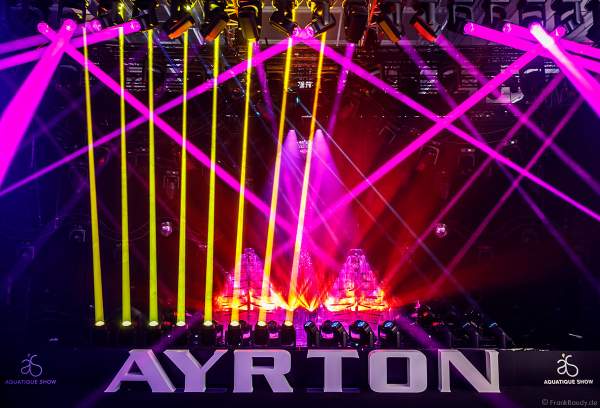 Lightshow der Firma AYRTON auf der Messe Prolight + Sound 2022 in Frankfurt