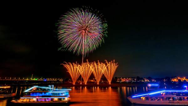 Japanisches Hanabi Feuerwerk beim Japan-Tag in Düsseldorf