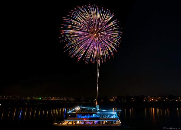 Japanisches Hanabi Feuerwerk beim Japan-Tag in Düsseldorf