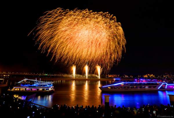 Japanisches Hanabi Feuerwerk beim Japan-Tag in Düsseldorf