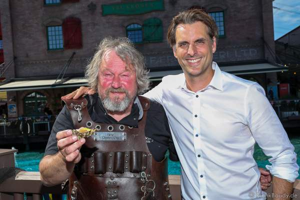 Fanø Oyster King - Jesper Danneberg und Thomas Mack beim Midsommar Havn-Fest im Europa-Park