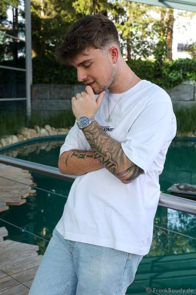 Mike Singer - Backstage bei der Internet Casting Show "ShowYourTalent" mit Knossi im Europa-Park