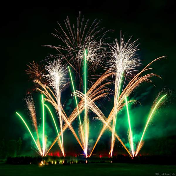 Feuerwerk im Golf Club St. Leon-Rot beim Mitglieder-Sommerfest 2022