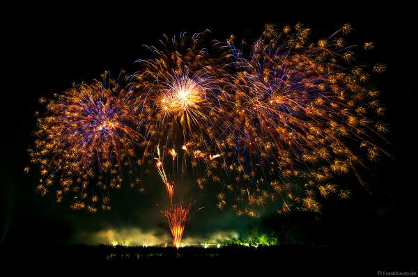 Feuerwerk im Golf Club St. Leon-Rot beim Mitglieder-Sommerfest 2022