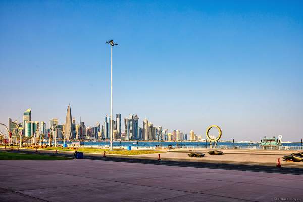 Skyline von Doha während der FIFA Fussball-Weltmeisterschaft Katar 2022, Doha skyline during FIFA World Cup Qatar 2022