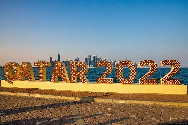 Skyline von Doha während der FIFA Fussball-Weltmeisterschaft Katar 2022, Doha skyline during FIFA World Cup Qatar 2022
