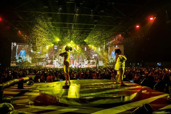 Finale bei der Weltpremiere der EVOLUT30N 2023 Tour von DJ BoBo in der Europa-Park Arena Rust am 13.01.2023