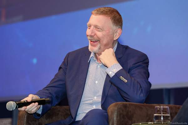 Tennis-Superstar Boris Becker als Gastredner beim CloudFest 2023 im Europa-Park