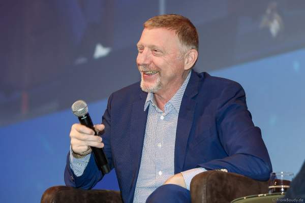 Tennis-Superstar Boris Becker als Gastredner beim CloudFest 2023 im Europa-Park
