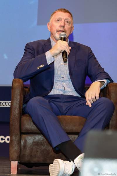 Tennis-Superstar Boris Becker als Gastredner beim CloudFest 2023 im Europa-Park