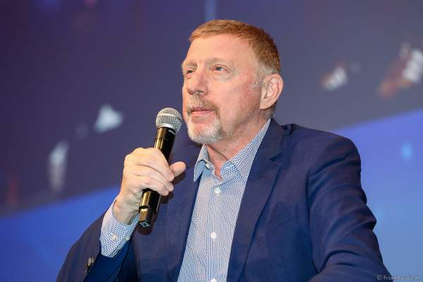 Tennis-Superstar Boris Becker als Gastredner beim CloudFest 2023 im Europa-Park