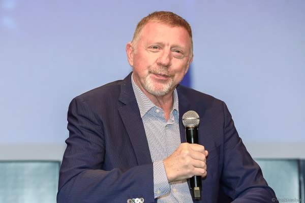 Tennis-Superstar Boris Becker als Gastredner beim CloudFest 2023 im Europa-Park