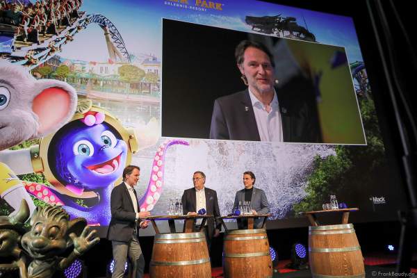 Pressekonferenz zur Saisoneröffnung 2023 des Europa-Park