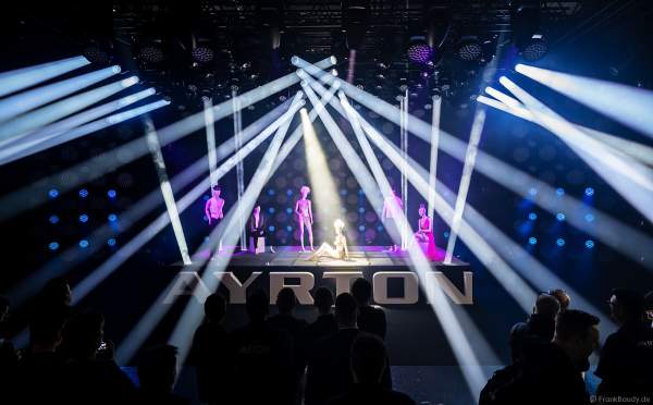 Lichtshow von AYRTON mit neuen IP65-zertifizierte Scheinwerfer auf der Prolight + Sound 2023 in Frankfurt