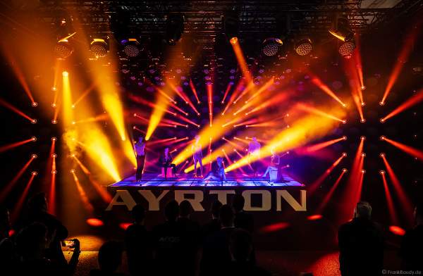 Lichtshow von AYRTON mit neuen IP65-zertifizierte Scheinwerfer auf der Prolight + Sound 2023 in Frankfurt