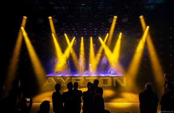 Lichtshow von AYRTON mit neuen IP65-zertifizierte Scheinwerfer auf der Prolight + Sound 2023 in Frankfurt