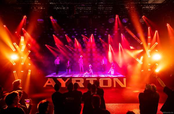 Lichtshow von AYRTON mit neuen IP65-zertifizierte Scheinwerfer auf der Prolight + Sound 2023 in Frankfurt