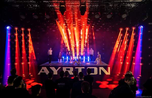 Lichtshow von AYRTON mit neuen IP65-zertifizierte Scheinwerfer auf der Prolight + Sound 2023 in Frankfurt