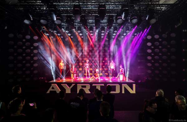 Lichtshow von AYRTON mit neuen IP65-zertifizierte Scheinwerfer auf der Prolight + Sound 2023 in Frankfurt