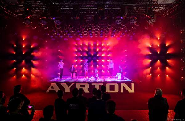 Lichtshow von AYRTON mit neuen IP65-zertifizierte Scheinwerfer auf der Prolight + Sound 2023 in Frankfurt
