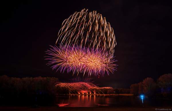 Feuerwerk bei RHEIN IN FLAMMEN 2023 in Bonn/Rheinaue (von Weco Feuerwerk)