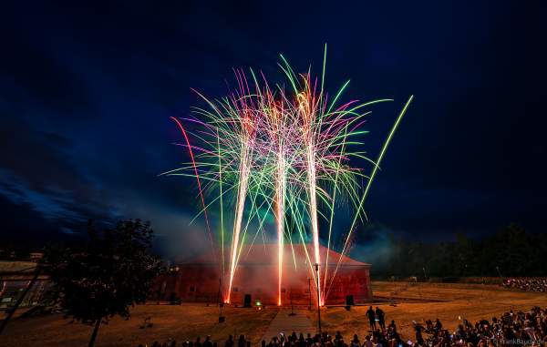 Festungsfest in Germersheim mit Feuerwerk im Stadtpark FRONTE LAMOTTE 2023