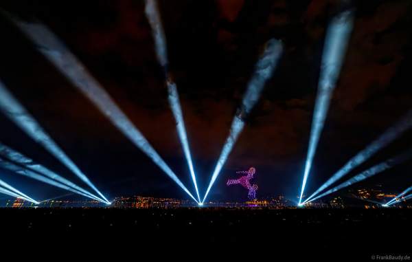 Seefest Fête du Lac mit Drohnenshow in Annecy/Frankreich 2023