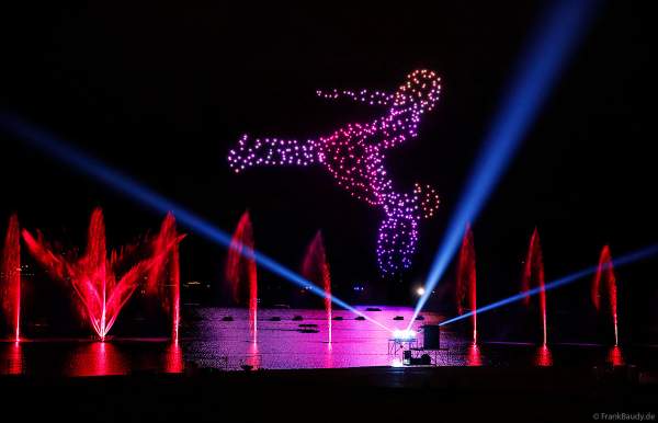 Seefest Fête du Lac mit Drohnenshow in Annecy/Frankreich 2023