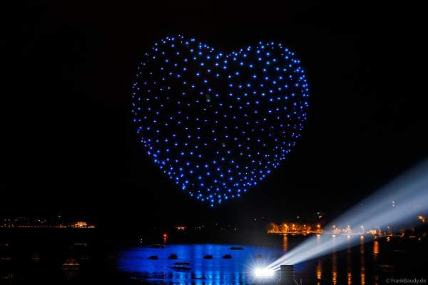 Seefest Fête du Lac mit Drohnenshow in Annecy/Frankreich 2023