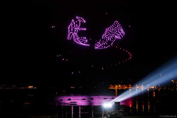 Seefest Fête du Lac mit Drohnenshow in Annecy/Frankreich 2023