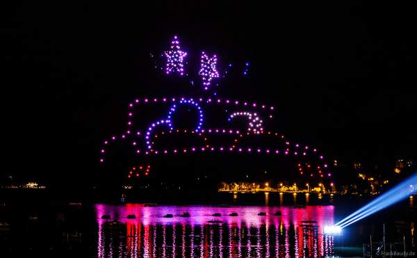 Seefest Fête du Lac mit Drohnenshow in Annecy/Frankreich 2023