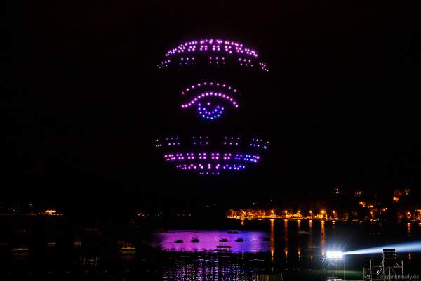 Seefest Fête du Lac mit Drohnenshow in Annecy/Frankreich 2023