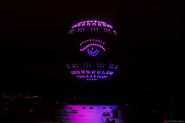 Seefest Fête du Lac mit Drohnenshow in Annecy/Frankreich 2023