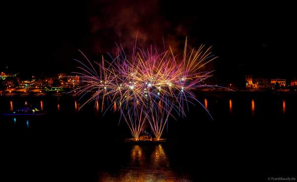 Rhein in Flammen mit imposantem Feuerwerk in Sankt Goar 2023
