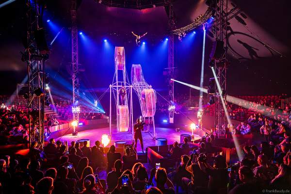 Todesrad-Action im The Traumatica Circus: APOCALYPSE - beim Festival of Fear 2023, Horror-Event an Halloween im Europa-Park Erlebnis-Resort in Rust