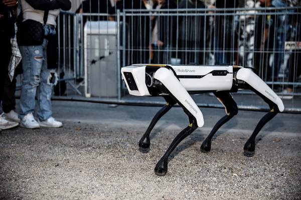 Roboter-Hund beim Traumatica - Festival of Fear - 2023, Horror-Event an Halloween im Europa-Park Erlebnis-Resort in Rust