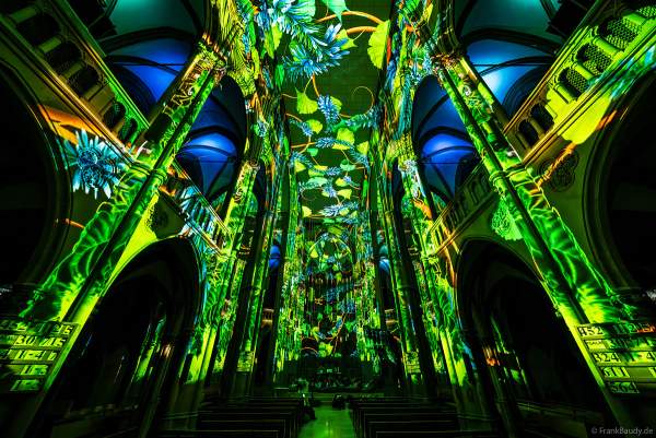 Lichtshow EONARIUM PRESENTS: GENESIS in der Johanneskirche Stuttgart