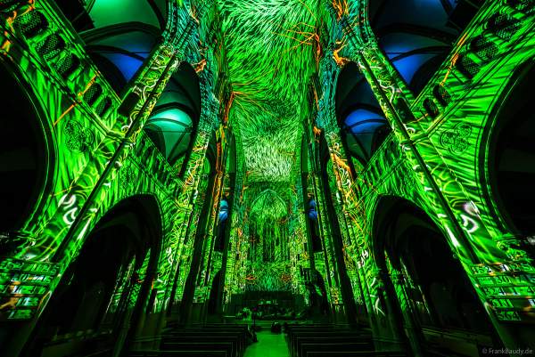 Lichtshow EONARIUM PRESENTS: GENESIS in der Johanneskirche Stuttgart