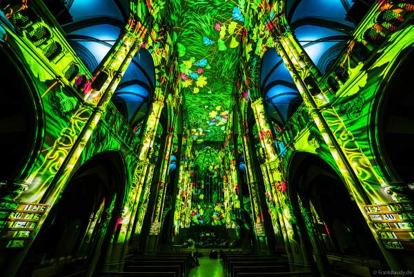 Lichtshow EONARIUM PRESENTS: GENESIS in der Johanneskirche Stuttgart