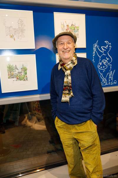 Ausstellung von Peter-Gaymann - Da-lachen-ja-die-Huehner - während der Wintersaison 2023/2024 im Europa-Park