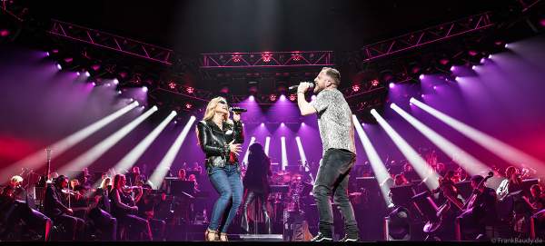 Anastacia im Duett mit James Morrison bei NIGHT OF THE PROMS 2023 in der SAP Arena Mannheim