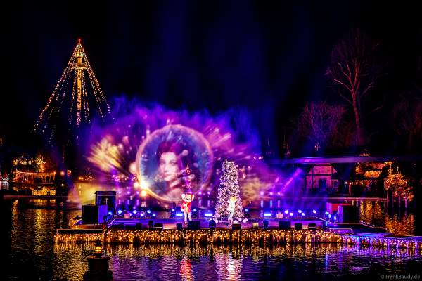 Festliche Weihnachtswassershow JOSEFINAS WINTERREISE im Europa-Park