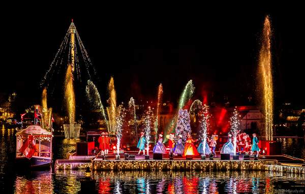 Festliche Weihnachtswassershow JOSEFINAS WINTERREISE im Europa-Park
