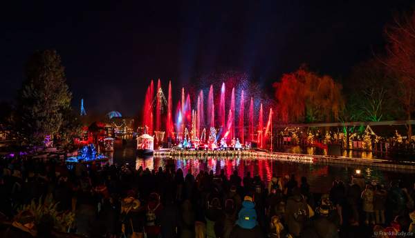 Festliche Weihnachtswassershow JOSEFINAS WINTERREISE im Europa-Park