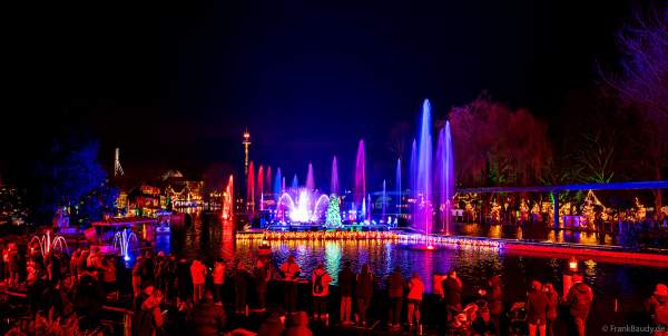 Festliche Weihnachtswassershow JOSEFINAS WINTERREISE im Europa-Park