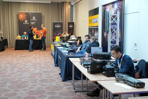 Messeausstellung der Pyro Technology Conference 2024